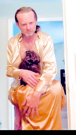 Satin Fetish King: Zlatá saténová milf šukací fetišová fantazie