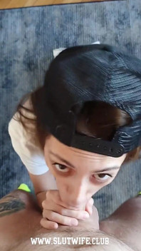Bts - fora da câmera Cum Dump: Candie Cross engole minha carga antes que a esposa puta atire rolos