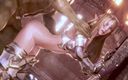 X Hentai: Elf Warrior fodendo duro com um monter