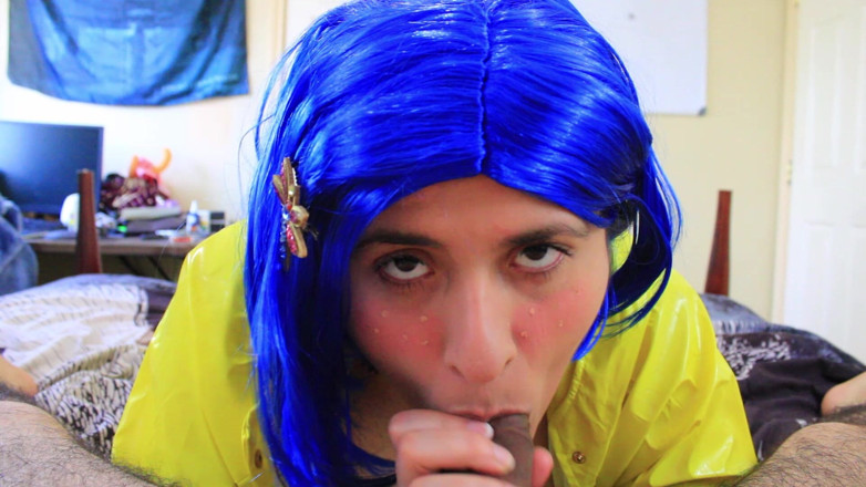 VickyVixen: Adulto Coraline chupa um pau suculento