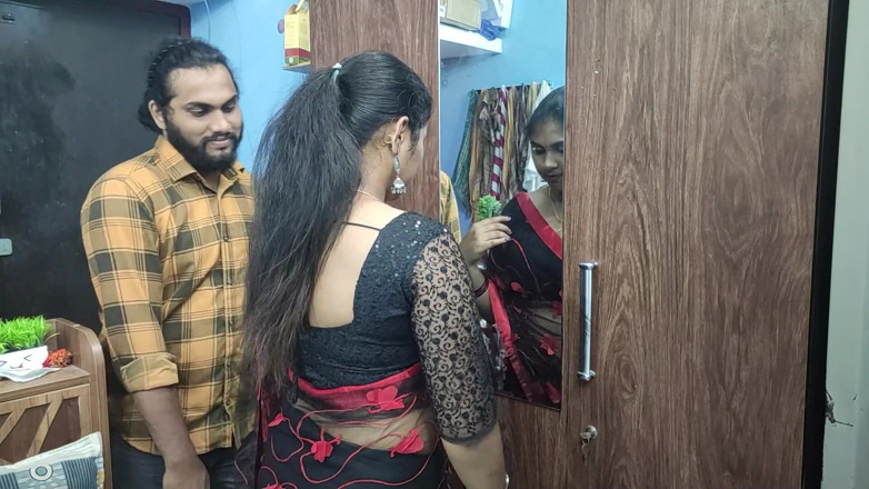 Vaigavarun45: Mallu Couple Hot Fuck in Saree, Saree Removal and Hot...