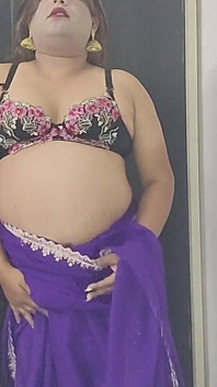 Chek Out My New Saree Do You Like It