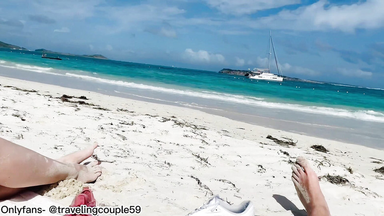 Dream Justin: Šukání na pláži na Karibské pláži, kouření, sex