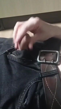 Guy in Jogger Jerks off His Cock and Moans