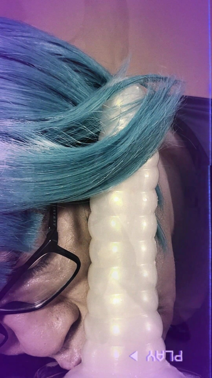 kandiKane: Sissy Slut Kandi Kane Deepthroat Slurp &amp; Suck Cock Worship