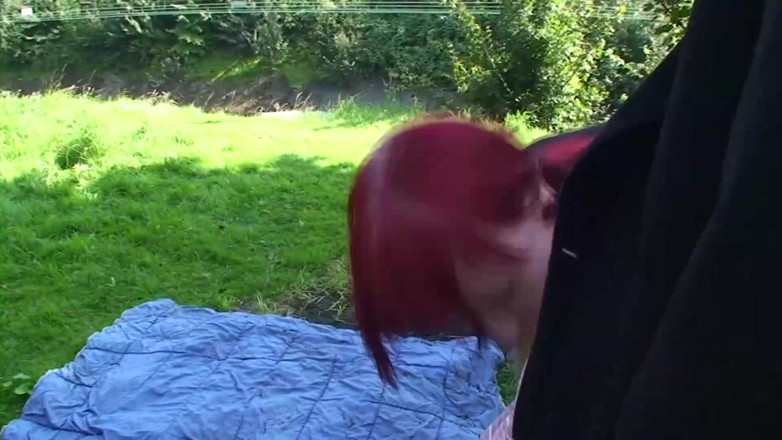 Public Entertainment: Un couple baise dans la nature