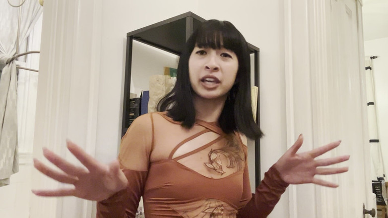 Felicity Azura: Honění se zubní pastou