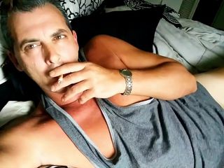 Cory Bernstein famous leaked sex tapes: Hunk step pappa Cory Bernstein byst i manlig kändis kuk...
