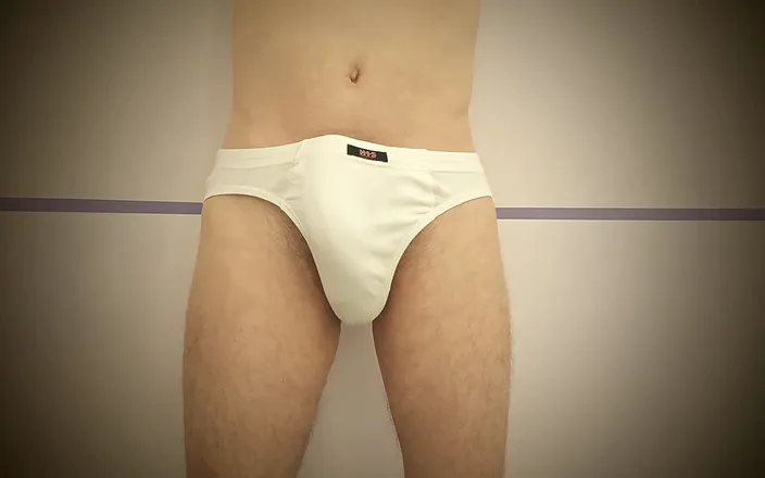 TheOldBigThing: Growing Boner Bulge Pushes Out of Underpants