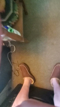 Lee Przybylowicz Hiding His Pathetic Little Sissy Clitty Behind a Water Bottle