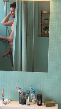 Straight Friend Seduced in the Shower