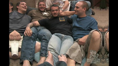 Jay's Amateur Straight Guys: Heteroseksüel adam grup seks partisi!