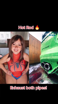 Spidergirl Cleaning the Exhaust Pipe Free