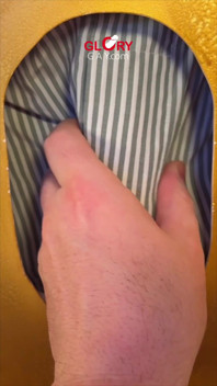 Hot Italian Cock at the Gloryhole - Sucked Dry with My Special Tongue Technique!