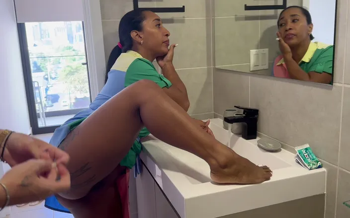Leyne Rodriguez: Freeuse Stepmom Received Cum From Stepson and Friends