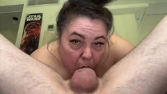 Surprise Cum in Mouth for a GILF! Compilation