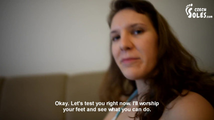 Czech Soles - foot fetish content: Casting di modello feticismo del piede con ivet