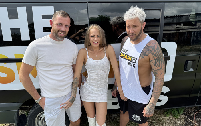 Smash bus: Corrupted Priest Picks up a Swinger Couple for a Sinful 4K...