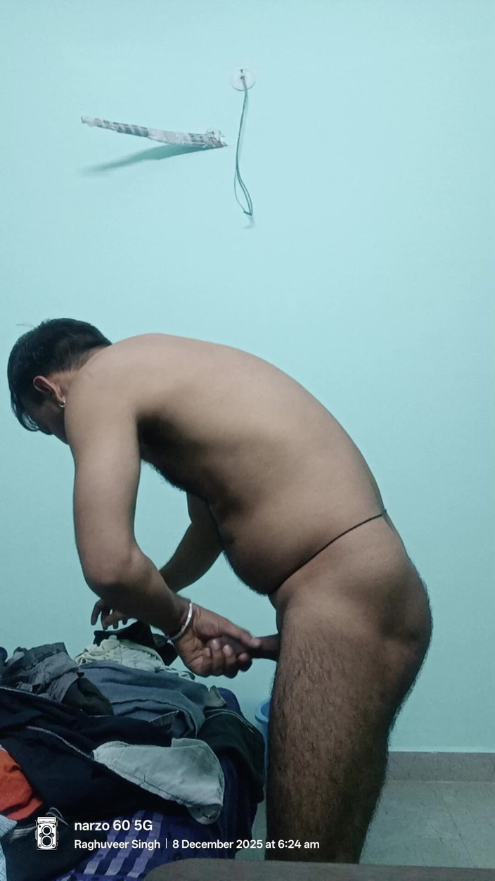 Rajasthani-old-lover: Pertunjukan melancap gay desi India dengan jiran