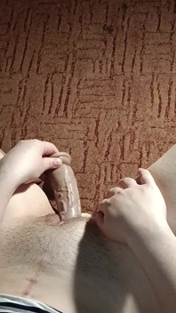 POV 쪼이는 보지와 딜도, 솔로 자위