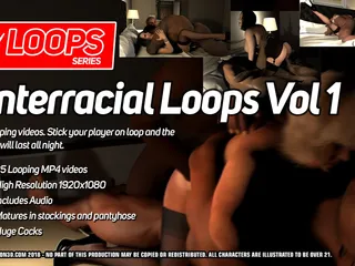 Nylon 3D: Interracial Loops 1