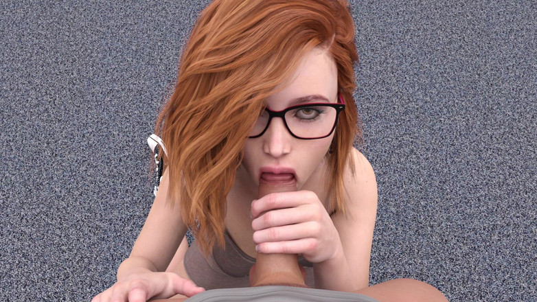 3D Cartoon Porn: Королі коледжу 158 - Райлі робить Алексу таємний мінет у бібліотеці