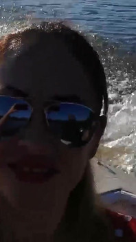 I Flash My Sexy Body on the Boat Ride with My Friends