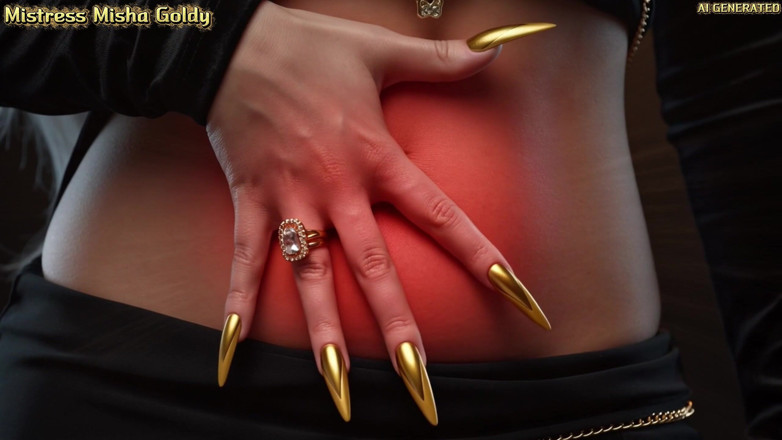 Goddess Misha Goldy: Sleduj můj prst
