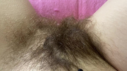 Cuteblonde666: Hairy bush fetish closeup