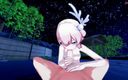 Hentai Smash: Mimi faz um boquete em primeiro plano antes de receber...