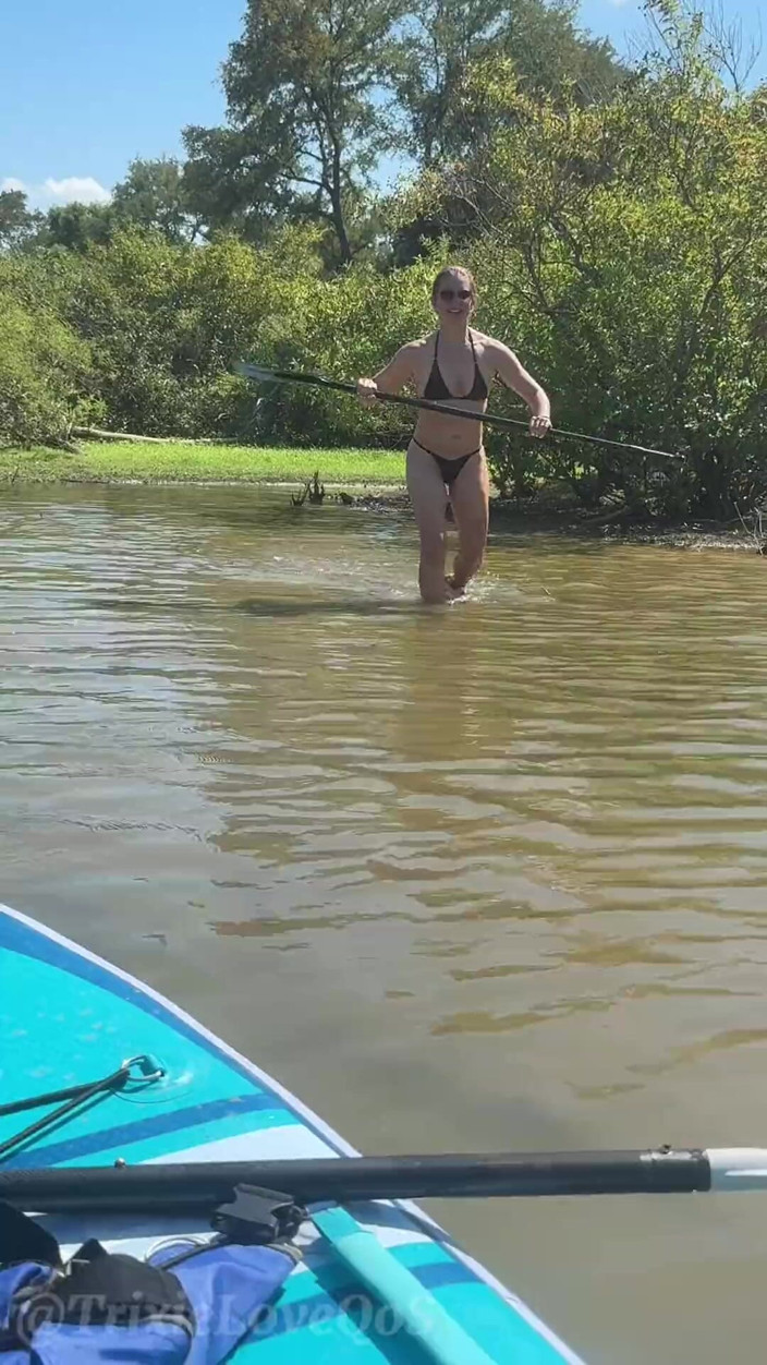 TrixieLove: Dirty MILF Gets Ass Fucked &amp; Face Painted at the Lake