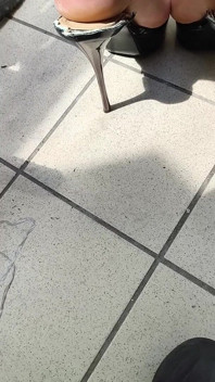 Kasut tumit dan kaki yang sangat seksi