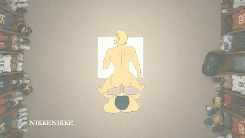 Nikkenikke animation: Yaoi Foot: Follando en la chimenea por el capitán: Le...