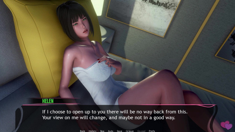 3D Cartoon Porn: Murmur 14: Adam ve öğretmen Helen Love otel göğüslerine basın öpücüğü ve kendini...