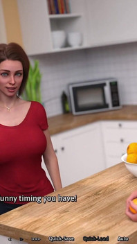 Summer Heat Ep03 - Big Natural Boob Obsessed with His Huge Cock, Horny Busty Slut Wants His Big Cock - 3D Porn Game