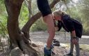 Wild Spain Couple: Caliente esposa primera vez follando perrito en un parque