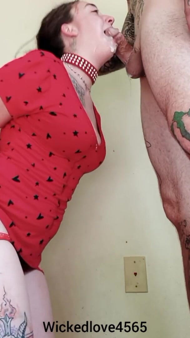 Wickedlove4565: Extreme balls deep face fucking for messy throat pie