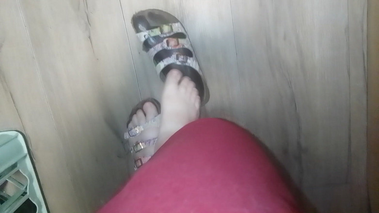 tammara big: Versleten Birkenstock-schoenen