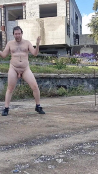 Completely Naked in a Square