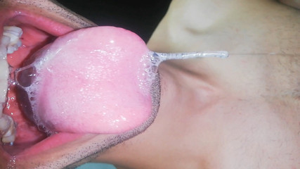 Rey rey: Dil, tükürük, dil, sırılsıklam, emme, fetiş tükürme, uzun dil ve...