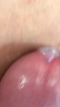 I Use His Cum as a Jerk off Lubricant. Pulsating Creamy Pussy. Close-up