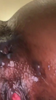 Jamaican Girl Digging in Ass Hole