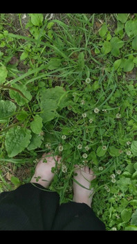 Soft Soles on Fresh Green Grass.