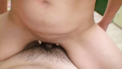 Asiatiques: Asiatische süße, nimmt es von hinten