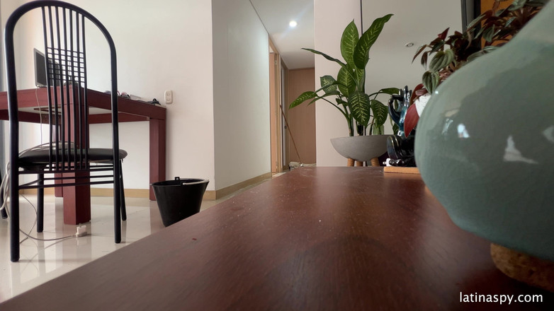 Latinaspy: Pembantu rumah dengan pantat besar membersihkan apt kemudian menyentak bosnya...