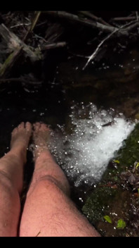Rushing Water Against My Hirsute Legs