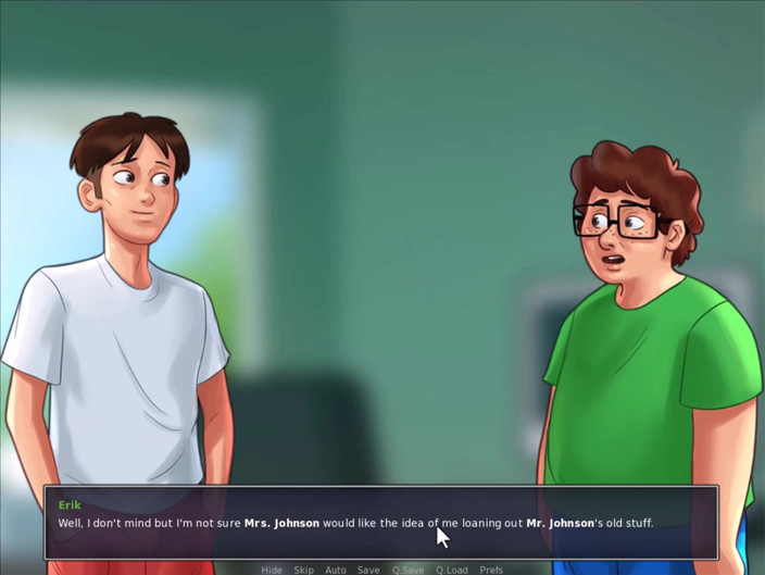 Johannes Gaming: Summertime Saga - ive given her bad monster dildo