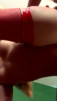 Gabriella Glazer gets tag teamed in her ass and pussy