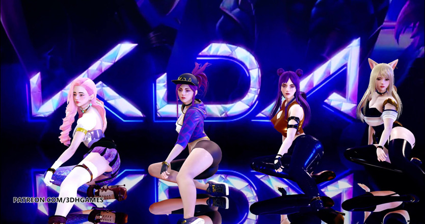 3D-Hentai Games: BLACKPINK - Forever young striptease 4K 60FPS