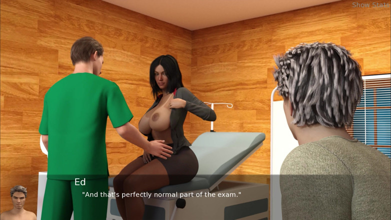 Porny Games: Proyecto esposa caliente - chequeo médico indecente (52)